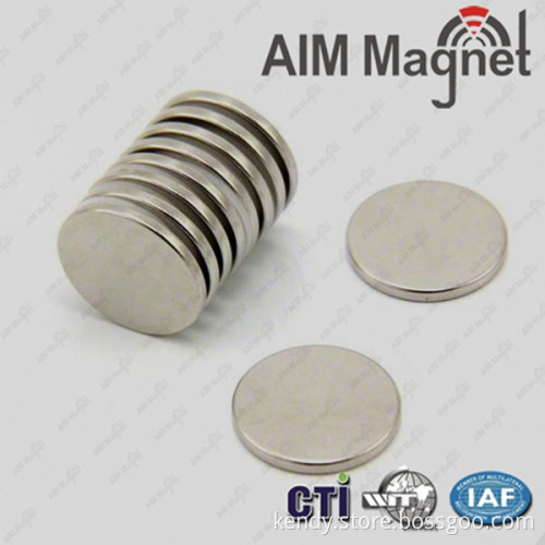 N35 D15 x 8mm Neodymium Magnet